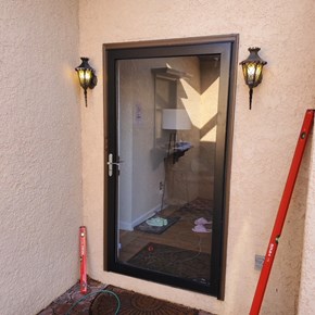 Ace Handyman Services Wilkes-Barre and Scranton Installed a New Storm Door in Dallas, PA