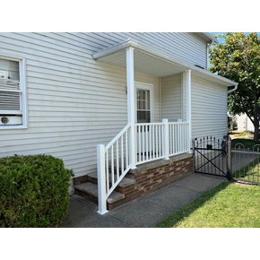 Ace Handyman Services Wilkes-Barre and Scranton Installed New PVC Railings in Wyoming, PA