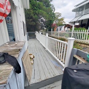 Ace Handyman Services Wilkes-Barre and Scranton PVC Porch Railing Installation in Nanticoke, PA 