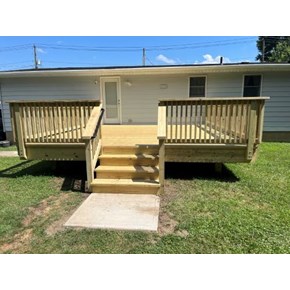 Ace Handyman Services Wilkes-Barre and Scranton Built a New Deck in Forty Fort, PA