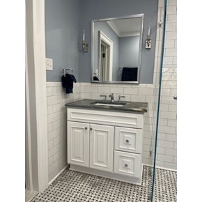 Ace Handyman Services Wilkes-Barre and Scranton Installed a New Bathroom Vanity and Faucet in West Pittston, PA