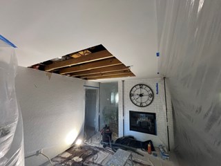 Ceiling Repair Before