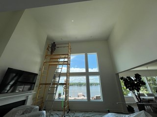 Curtain Installation Before