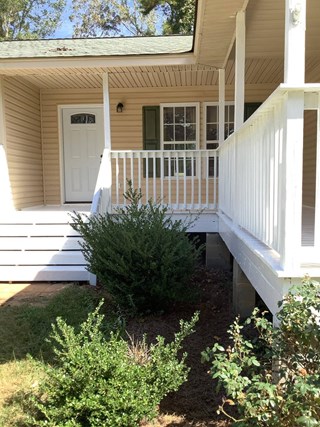 Front Porch Repair After
