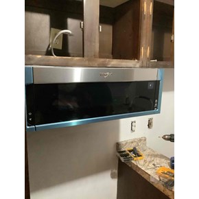 Over the Stove Microwave Installation Over the Stove Microwave Installation