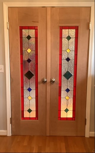 Custom Cherrywoof Door Install After