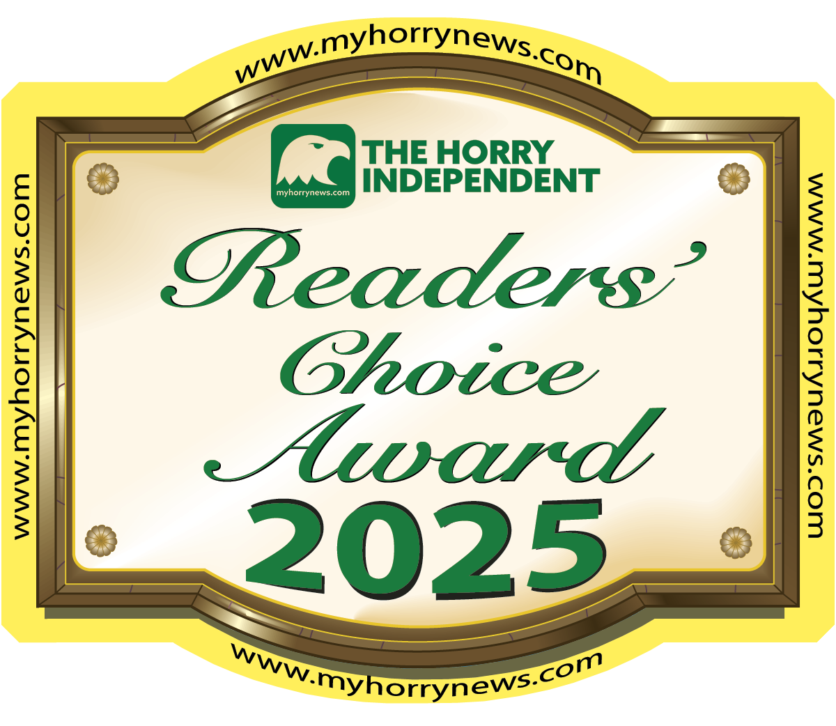 The Horry Independent Readers Choice Award 2025