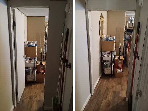 Doorway widening. Doorway widening.