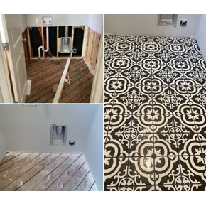 Tile Floor installation Greer, SC