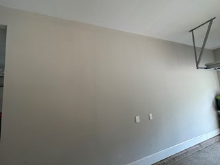 Garage Wall Rack Install - Greenville - Before Ace Handyman Services Upstate South Carolina and Greenville