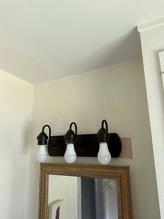 Bathroom Light  Upgrade/Install - Greer - After Ace Handyman Services Upstate South Carolina and Greenville