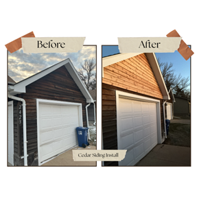 Cedar Siding Install in Sioux Falls, SD