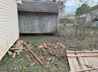 Privacy Fence Before