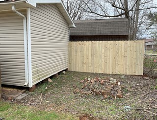 Privacy Fence After
