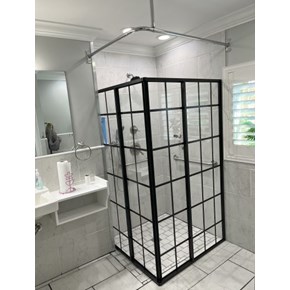shower door insall