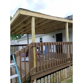 Deck cover built in Rockvale, TN