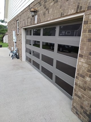 Garage trim wood rot repair project after in Murfreesboro, TN
