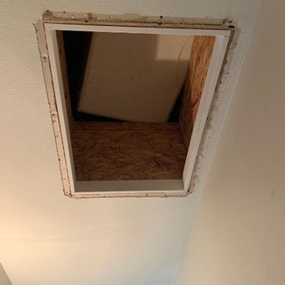 Attic Access Before Project Image in Sumner County, TN
