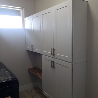 After Laundry Room Shelving Project Image in Sumner County, TN