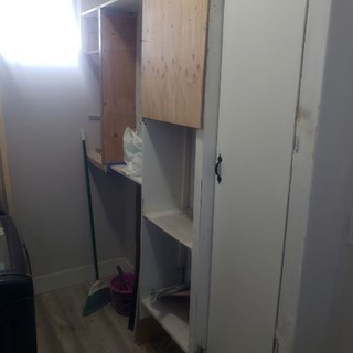 Before Laundry Room Shelving Project Image in Sumner County, TN