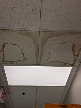 Ceiling Repair Ace Handyman Services Huntsville - Before