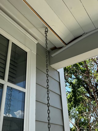 Ceiling Repair Ace Handyman Services Huntsville - Before