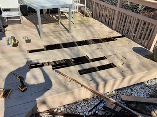 Deck Repair Ace Handyman Services West Nashville - Before