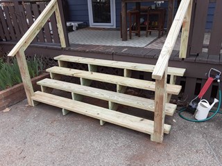 Deck Stair Repair Ace Handyman Services West Nashville - After