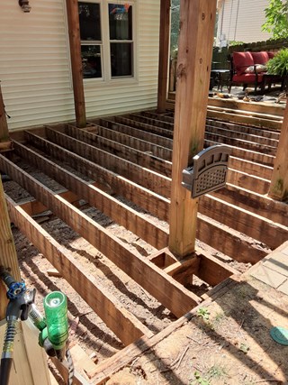 Deck Repair Ace Handyman Services West Nashville - Before
