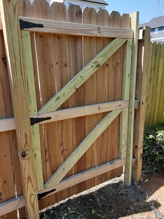 Fence Gate Build Ace Handyman Services West Nashville - After