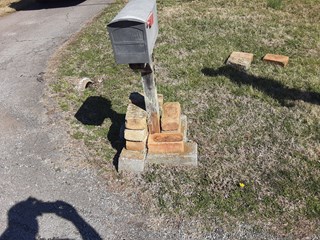 Mailbox Replacement Ace Handyman Services West Nashville - Before