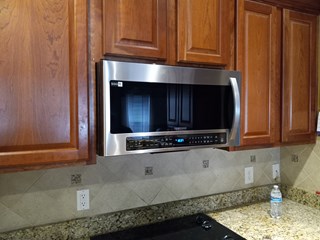 Microwave Install Ace Handyman Services West Nashville - After