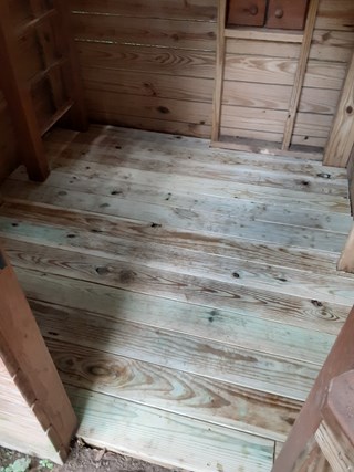 Playhouse Floor Repair Ace Handyman Services West Nashville - After