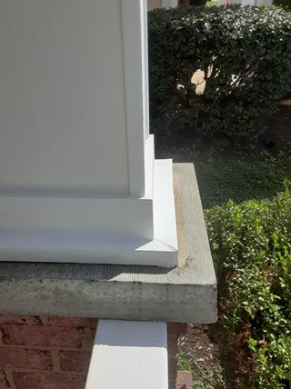 Porch after