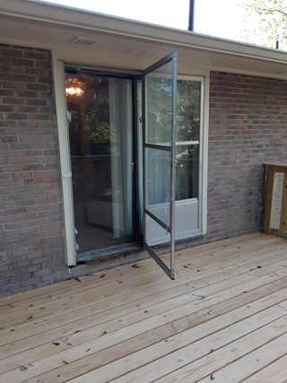 Sliding Door Replacement Ace Handyman Services West Nashville - Before