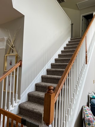 Stair Railing Ace Handyman Services West Nashville - Before