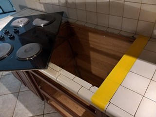 Electric Stove Top Install Ace Handyman Services West Nashville - Before