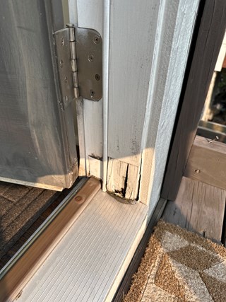 Threshold Repair Ace Handyman Services West Nashville - Before