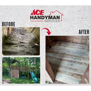 Playhouse Floor Repair Ace Handyman Services West Nashville
