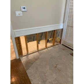 Drywall and Paint Before