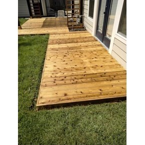 Deck Re-staining in Central Houston After