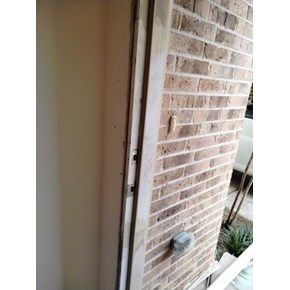 Broken Door Frame Repair Unpainted