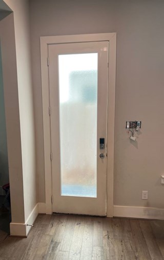 Existing Rear Entry Door