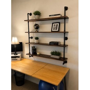 Study Room Shelf Installation