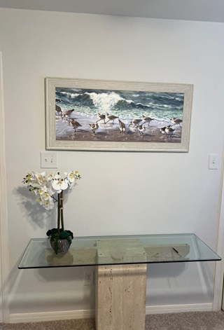 Framed Artwork Installed