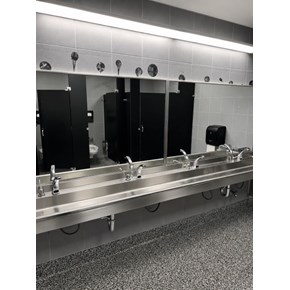 Bathroom Mirror Installation