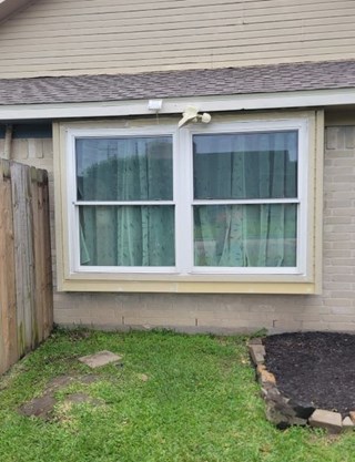 New Hardie siding and trim installed.