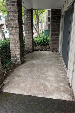 Opened up the space for a cleaner, more open look in Central Houston