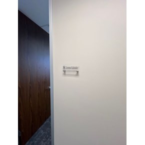 Acrylic Office Name Sign