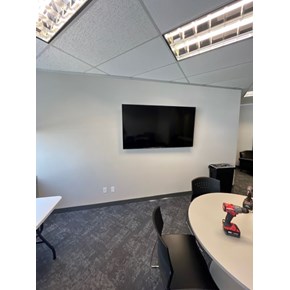 Wall-Mounted Office TV